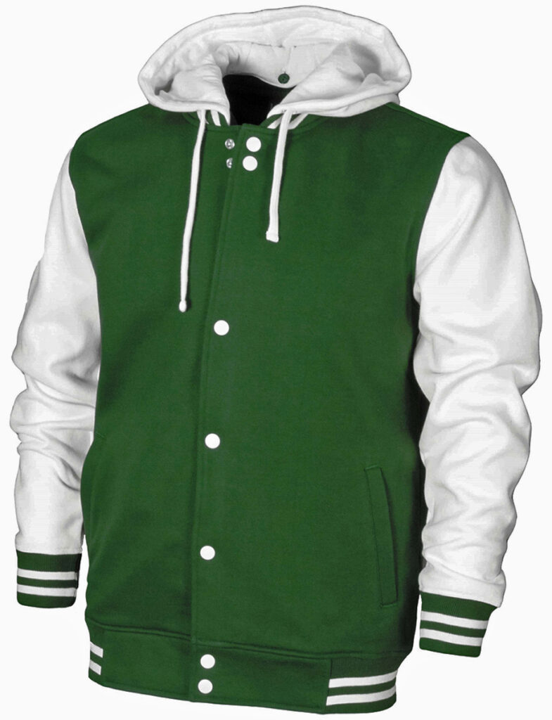 Fleece Hooded Letter Jacket – Varsity Letterman Jackets